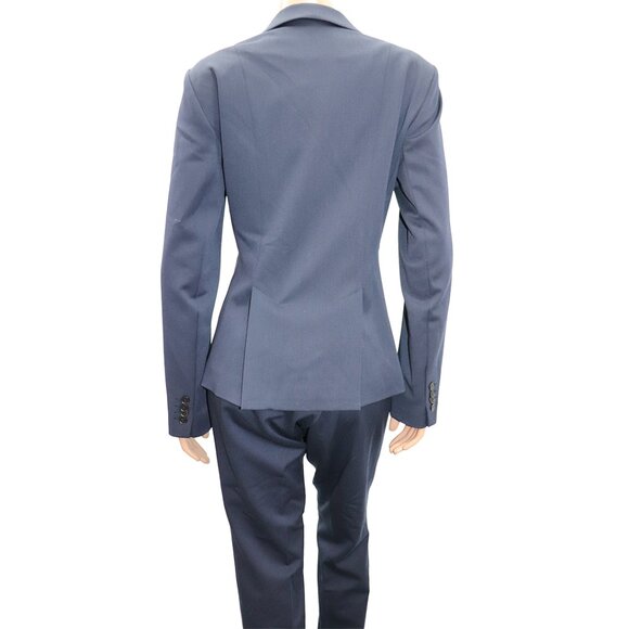 Tristan & Iseut Tailored Navy Pants Suit Blazer Size 10 - Picture 6 of 9